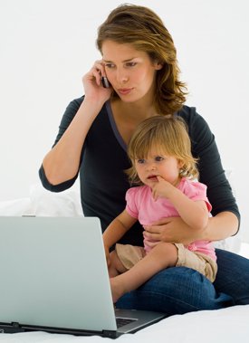 Woman calling to make a chiropractic appointment